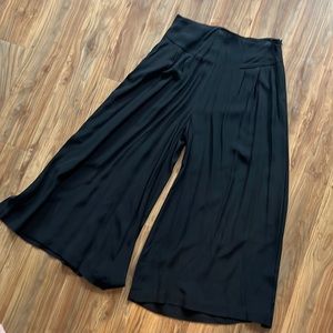 Anthropologie Wide Leg Cropped Pants